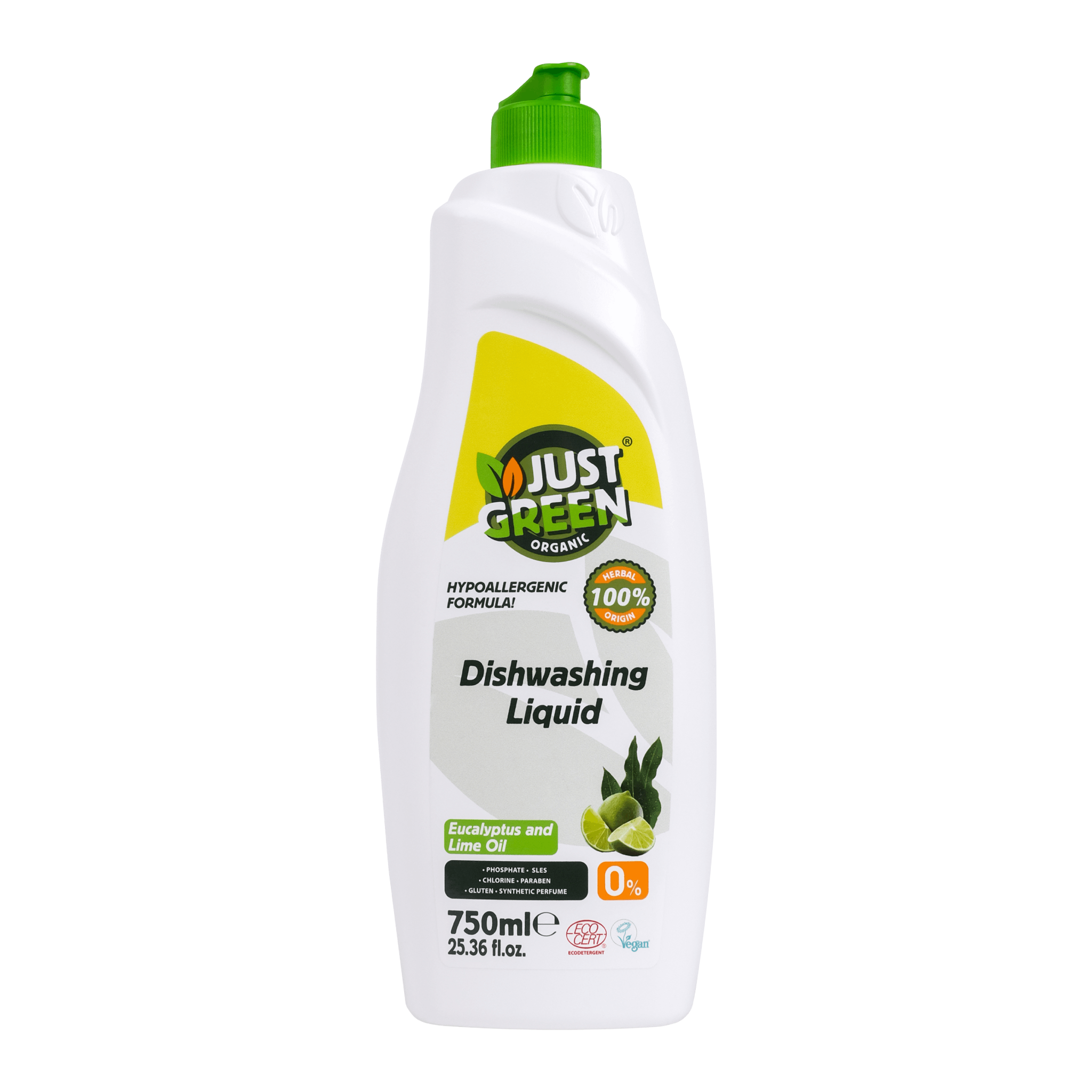 Dishwashing Liquid Eucalyptus and Lime Oil 750ml