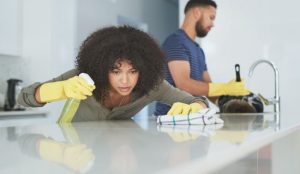 Deep Kitchen Cleaning with Organic Products